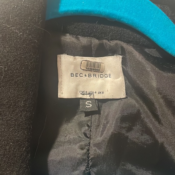 Bec & Bridge Black Coyote Club Jacket Size 4 (S) - Picture 3 of 3